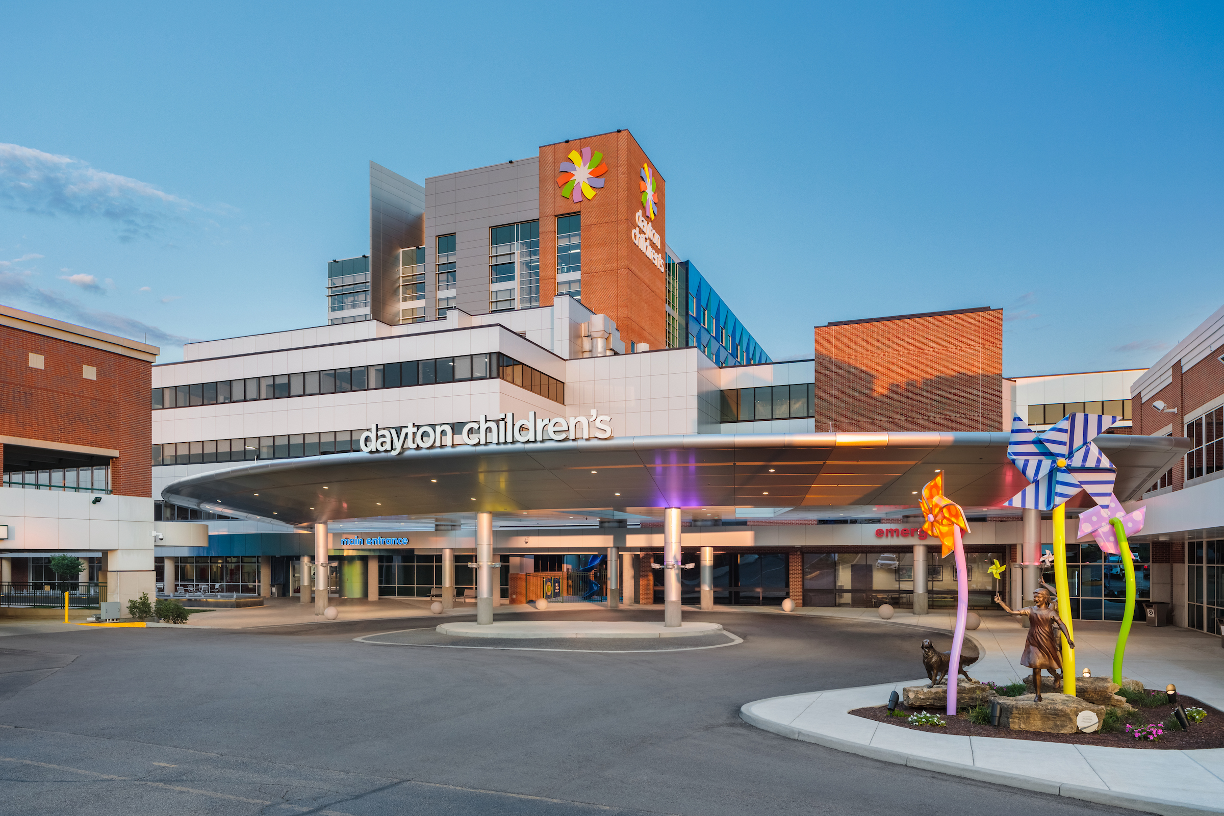 exterior view of main campus entrance