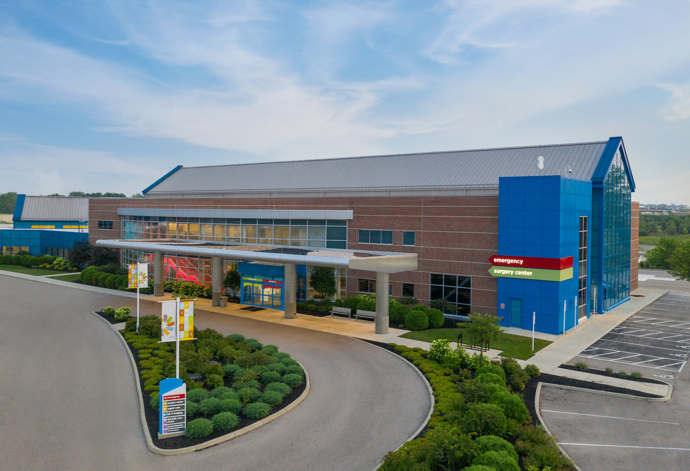 exterior view emergency department entrance